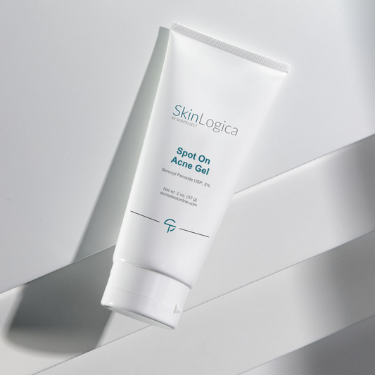 SkinLogica Spot On Acne Gel packaging on a white background